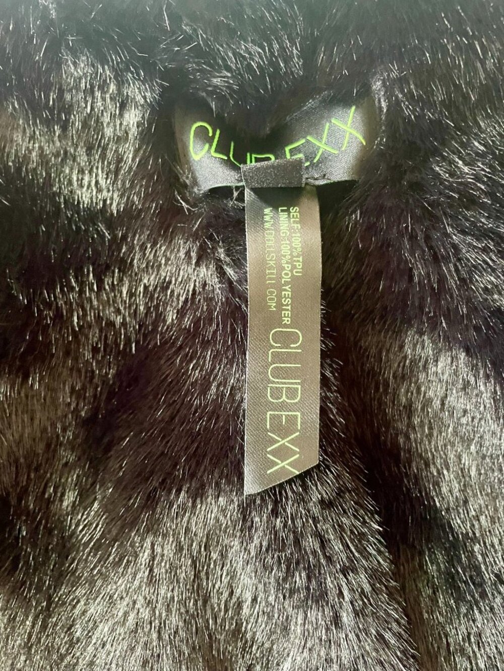 Dolls Kill Club EXX Women's Iridescent Puffer Jacket w/ Horned Hood size SM NWOT - Picture 9 of 13